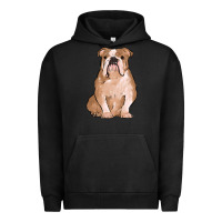 Pigment Black bulldog Urban Hoodie - MaliasSmallBusiness