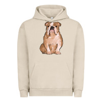 Pigment French Oak bulldog Urban Hoodie - MaliasSmallBusiness