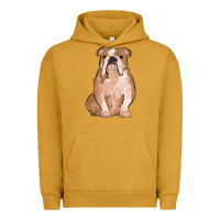 Pigment Peanut Butter bulldog Urban Hoodie - MaliasSmallBusiness