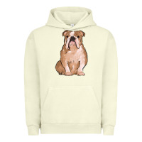 Pigment Pistachio bulldog Urban Hoodie - MaliasSmallBusiness