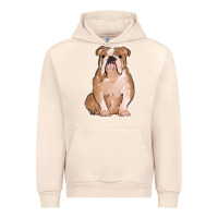 Sandshell bulldog Urban Hoodie - MaliasSmallBusiness