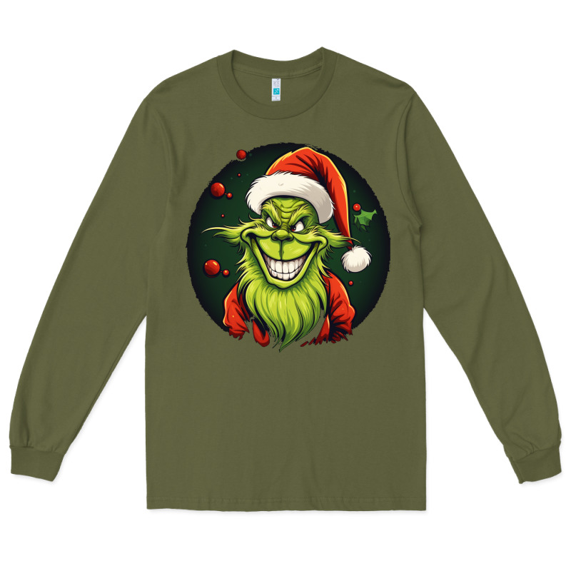 Grinch Long Sleeve Tee by Unal Design | Teevron