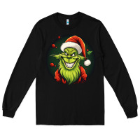 Black Grinch Long Sleeve Tee - Unal Design