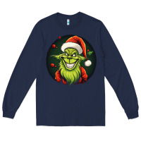 Navy Grinch Long Sleeve Tee - Unal Design