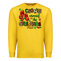 Lemon Croc'in around the christmas tree Premium Sweatshirt - AdoDesignShop