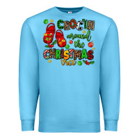 Ocean Blue Croc'in around the christmas tree Premium Sweatshirt - AdoDesignShop