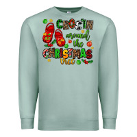 Seafoam Croc'in around the christmas tree Premium Sweatshirt - AdoDesignShop
