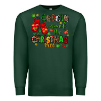 Sports Green Croc'in around the christmas tree Premium Sweatshirt - AdoDesignShop
