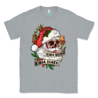 Heather Grey Kinda merry kinda scary Classic Tee - RanaPortraitStore