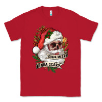 Red Kinda merry kinda scary Classic Tee - RanaPortraitStore