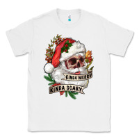 White Kinda merry kinda scary Classic Tee - RanaPortraitStore