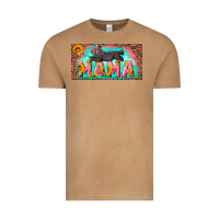 Vintage Camel mama with baby bear and leopard license plate Vintage Tee - Artiststas
