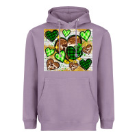 Lavender St. Patrick's Day hearts tumbler Heavyweight Hoodie - Neo Western