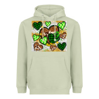 Matcha St. Patrick's Day hearts tumbler Heavyweight Hoodie - Neo Western