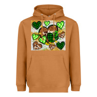 Meerkat St. Patrick's Day hearts tumbler Heavyweight Hoodie - Neo Western