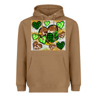 Toasted Coconut St. Patrick's Day hearts tumbler Heavyweight Hoodie - Neo Western