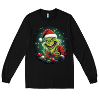 Black Grinch Long Sleeve Tee - Unal Design