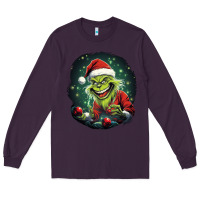 Plum Grinch Long Sleeve Tee - Unal Design