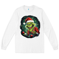 White Grinch Long Sleeve Tee - Unal Design