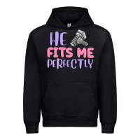Black he fits me perfectly Urban Hoodie - MaliasSmallBusiness