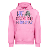 Fuchsia Pink he fits me perfectly Urban Hoodie - MaliasSmallBusiness