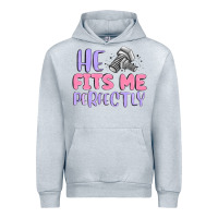 Heather Grey he fits me perfectly Urban Hoodie - MaliasSmallBusiness