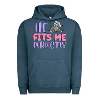 He Fits Me Perfectly Urban Hoodie | Teevron