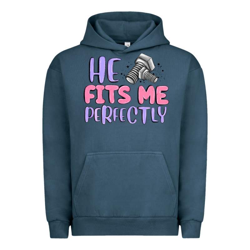 He Fits Me Perfectly Urban Hoodie by MaliasSmallBusiness | Teevron