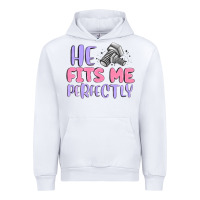 White he fits me perfectly Urban Hoodie - MaliasSmallBusiness