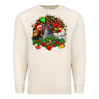 Sandshell Christmas party and chickens Premium Sweatshirt - AdoDesignShop