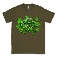 Army Green Kiss lucky Classic Tee - RanaPortraitStore