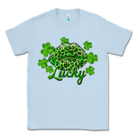 Dusty Blue Kiss lucky Classic Tee - RanaPortraitStore