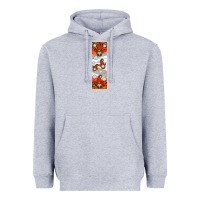 Heather Grey volleyball penwraps Heavyweight Hoodie - HRA Design Shop