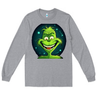 Heather Grey Grinch Long Sleeve Tee - Unal Design