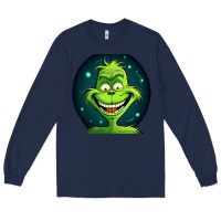 Navy Grinch Long Sleeve Tee - Unal Design