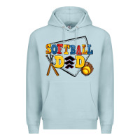 Blue Mist softball dad Premium Hoodie - AdoDesignShop