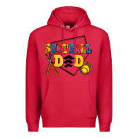 Cardinal softball dad Premium Hoodie - AdoDesignShop