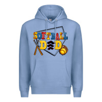 Colony Blue softball dad Premium Hoodie - AdoDesignShop