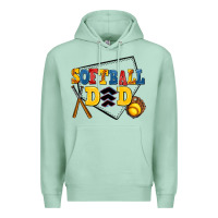 Seafoam softball dad Premium Hoodie - AdoDesignShop