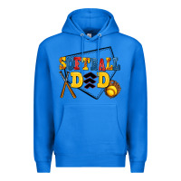 True Royal softball dad Premium Hoodie - AdoDesignShop