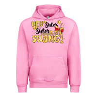 Fuchsia Pink softball sister Urban Hoodie - MaliasSmallBusiness