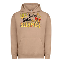 Pigment Burro softball sister Urban Hoodie - MaliasSmallBusiness