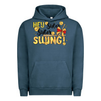 Pigment Midnight Navy softball sister Urban Hoodie - MaliasSmallBusiness