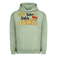 Pigment Oil Green softball sister Urban Hoodie - MaliasSmallBusiness