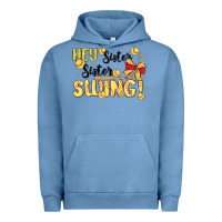 Pigment Pebble Blue softball sister Urban Hoodie - MaliasSmallBusiness