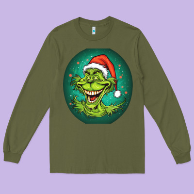 Long Sleeve Tee Grinch