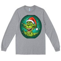 Heather Grey Grinch Long Sleeve Tee - Unal Design