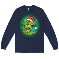 Navy Grinch Long Sleeve Tee - Unal Design
