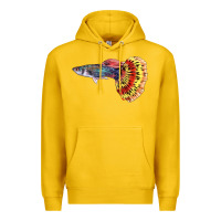 Lemon Guppy Fish Premium Hoodie - LillyAllenDesigns