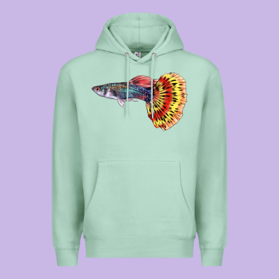 Guppy Fish Premium Hoodie Designed By Lillyallendesigns